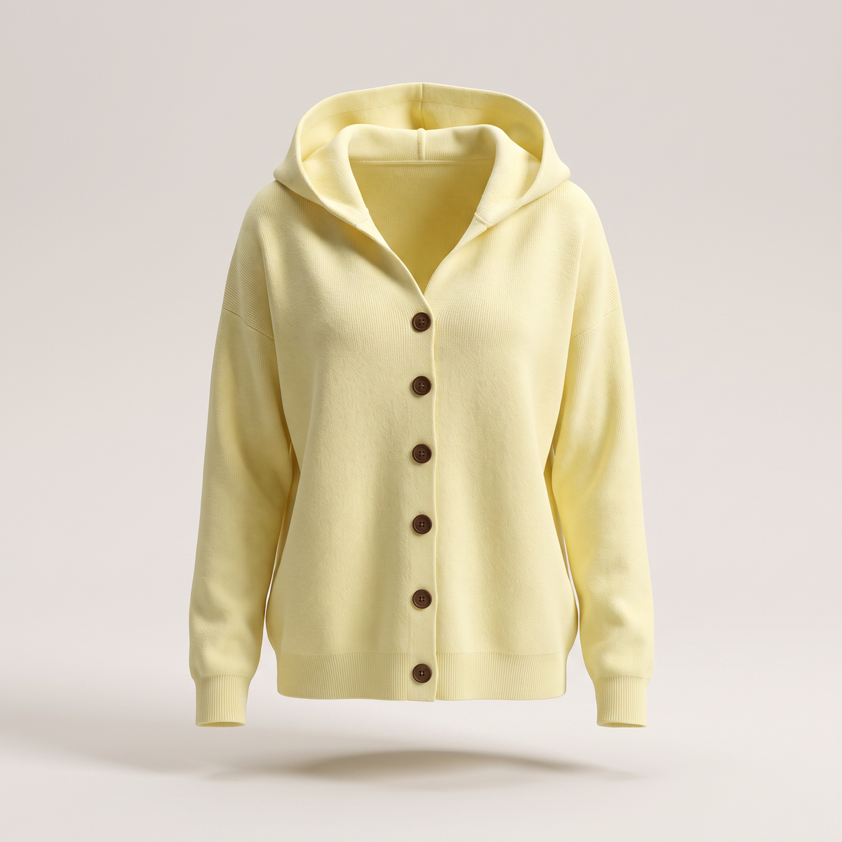 Nylah Comfortable Cardigan - Yellow