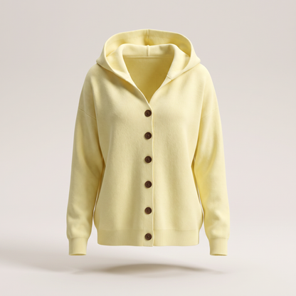 Nylah Comfortable Cardigan - Yellow