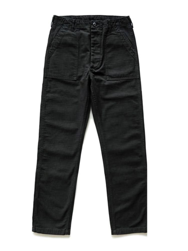 OG-107 Style Straight Fatigue Pants - Black