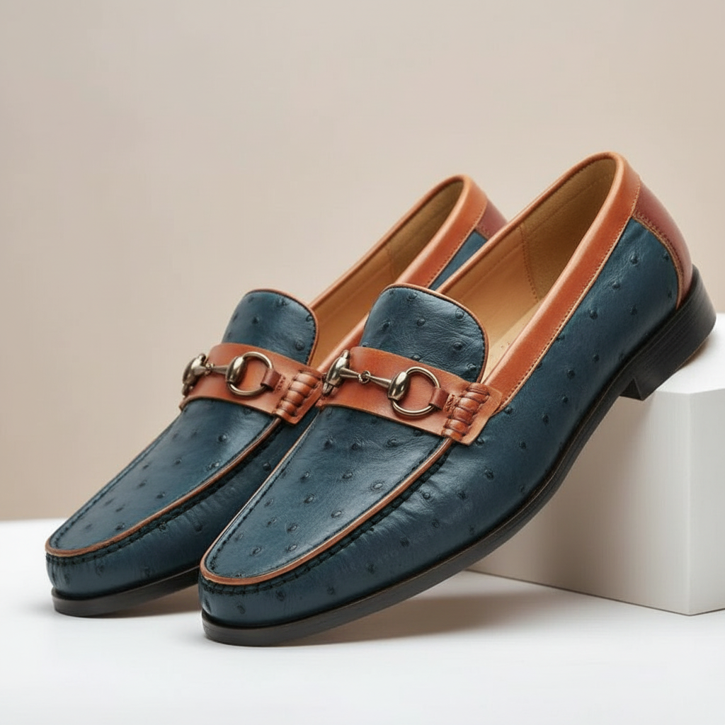 Orvani Leather-Look Loafers