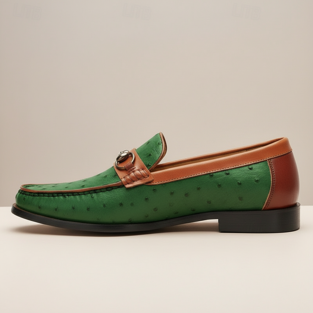 Orvani Leather-Look Loafers
