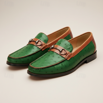 Orvani Leather-Look Loafers