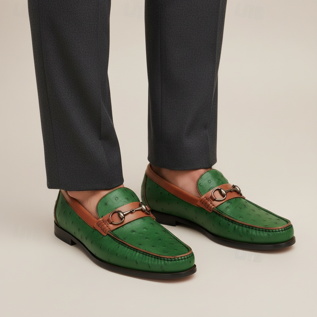 Orvani Leather-Look Loafers