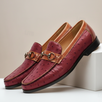 Orvani Leather-Look Loafers