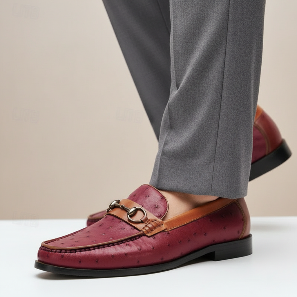 Orvani Leather-Look Loafers