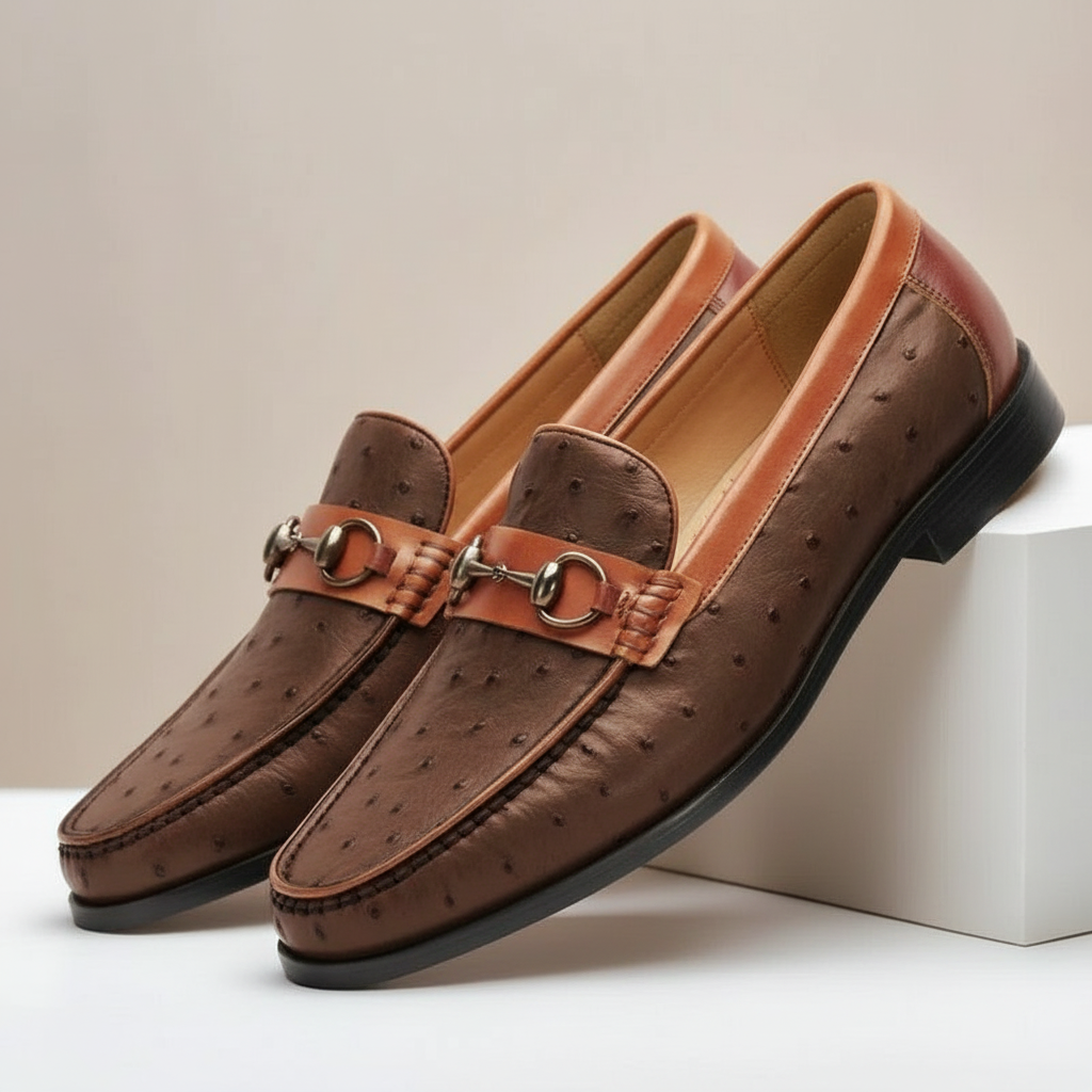 Orvani Leather-Look Loafers