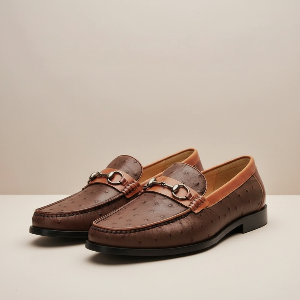 Orvani Leather-Look Loafers