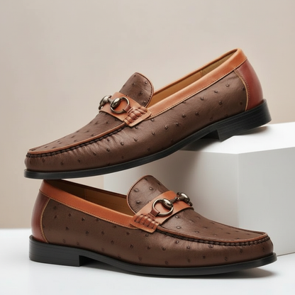 Orvani Leather-Look Loafers