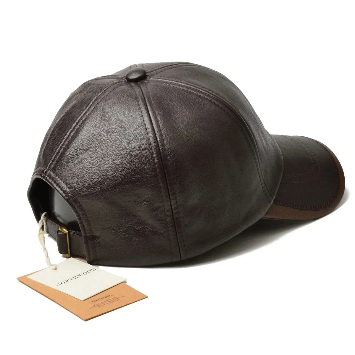 Outlaw Leather-Look Cap
