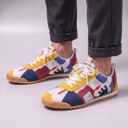 Patchwork Retro Trainers