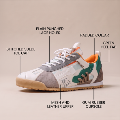 Patchwork Retro Trainers