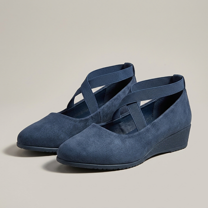 Penrose Strap Wedge Sandals - Blue