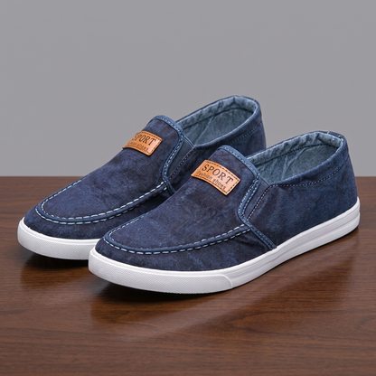 Percival Breeze Canvas Loafers - Blue