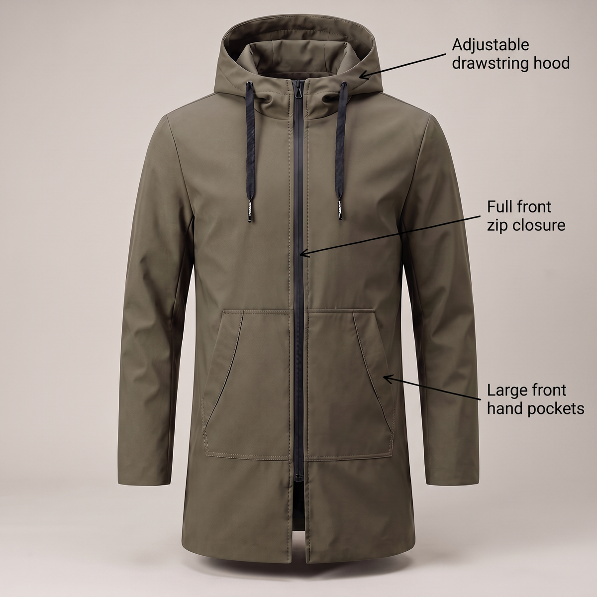 Performance Hooded Outdoor Jacket