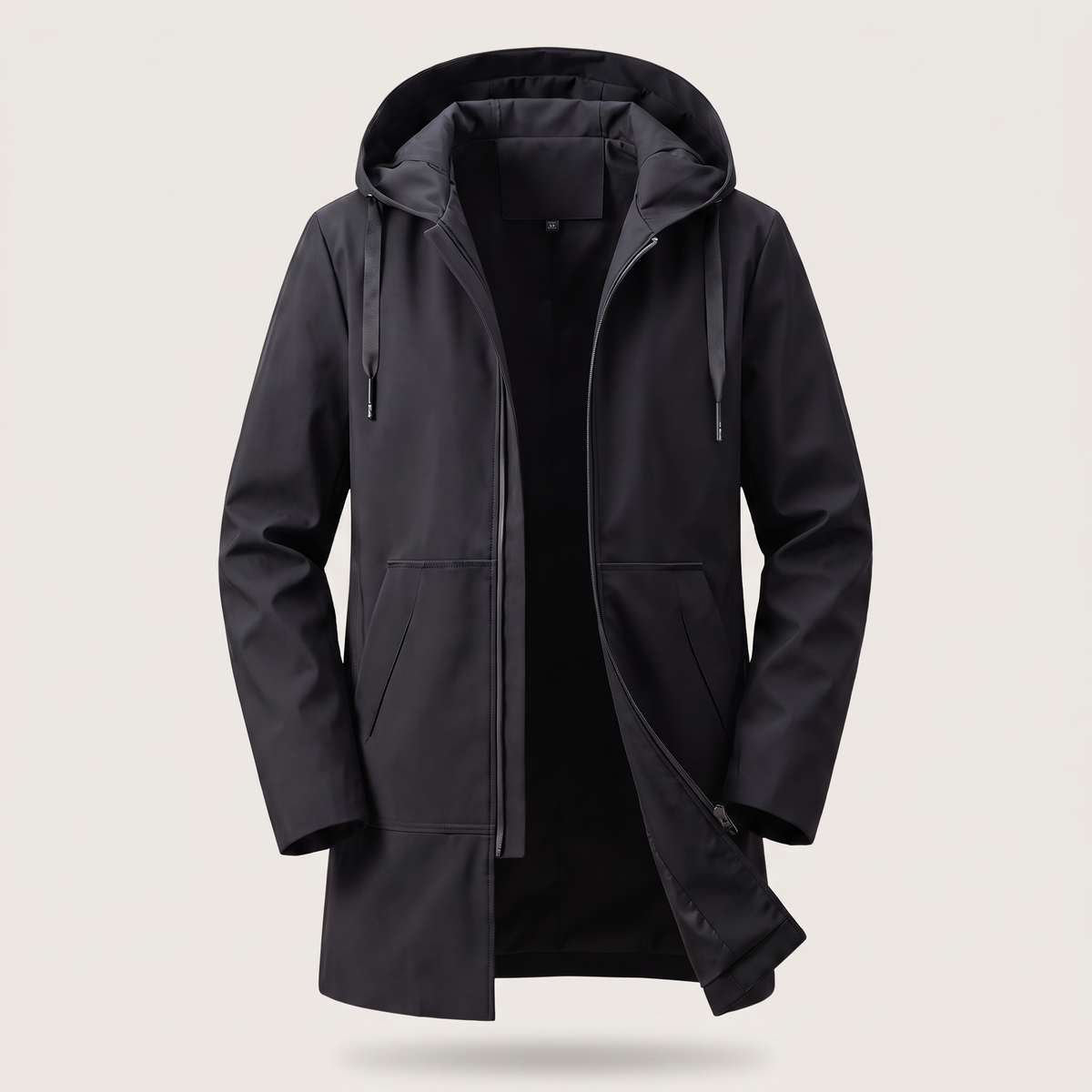 Performance Hooded Outdoor Jacket - Black