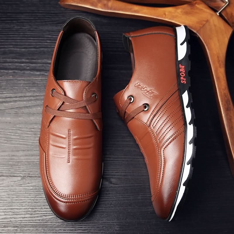 Petersen Leather-Look Trainers