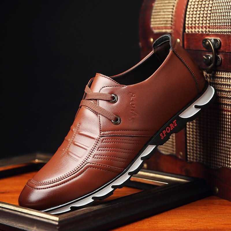 Petersen Leather-Look Trainers