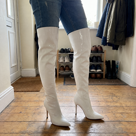 Pointed Toe Knee High Boots