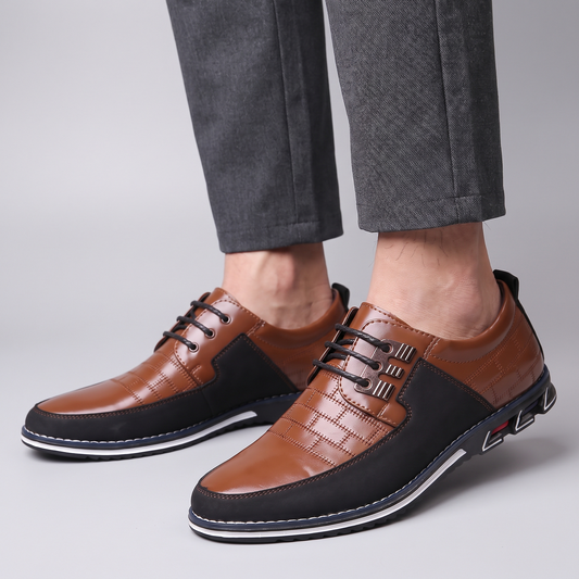 Polished Everyday Leather-Look Shoes
