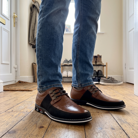 Polished Everyday Leather-Look Shoes