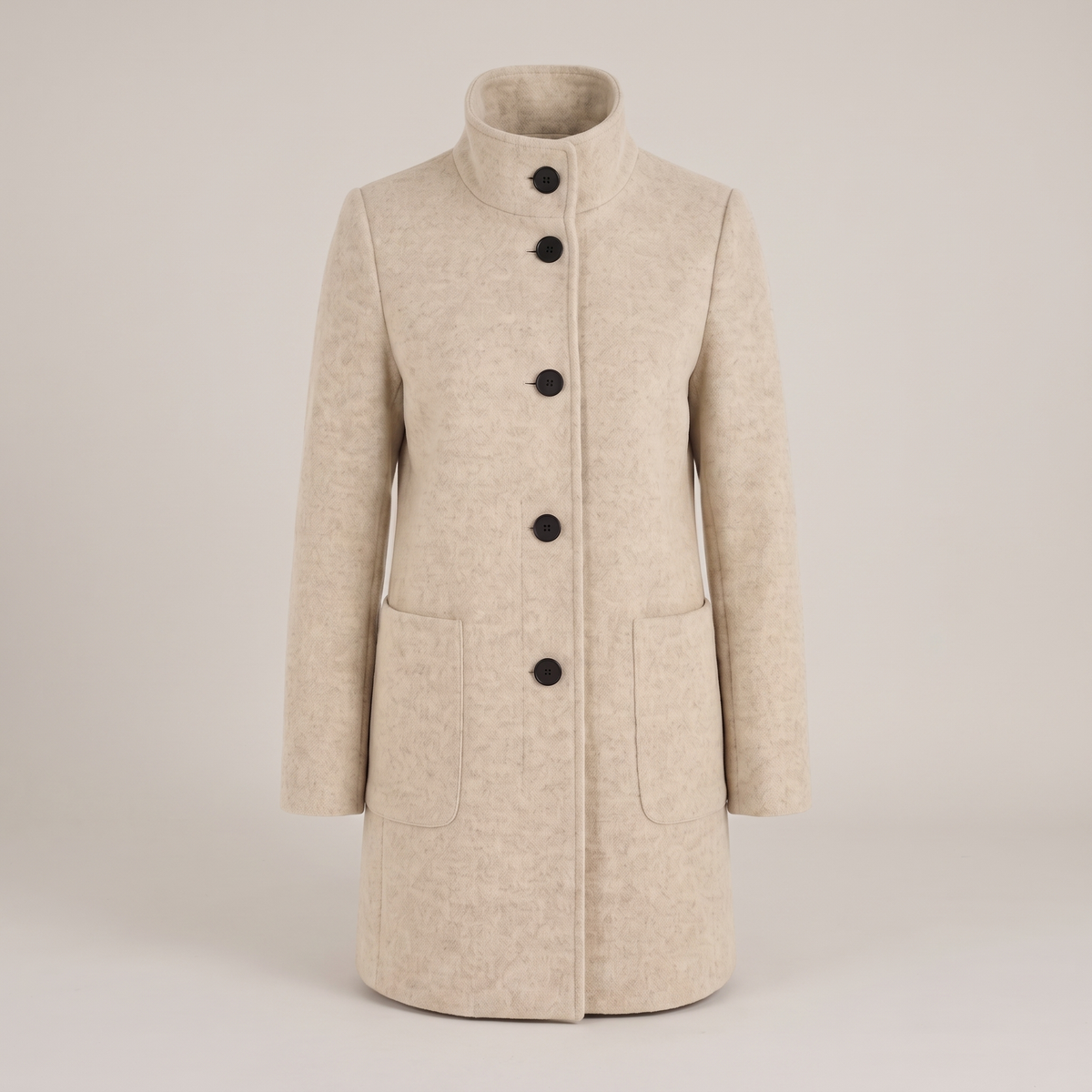 Polished Everyday Winter Coat - Beige