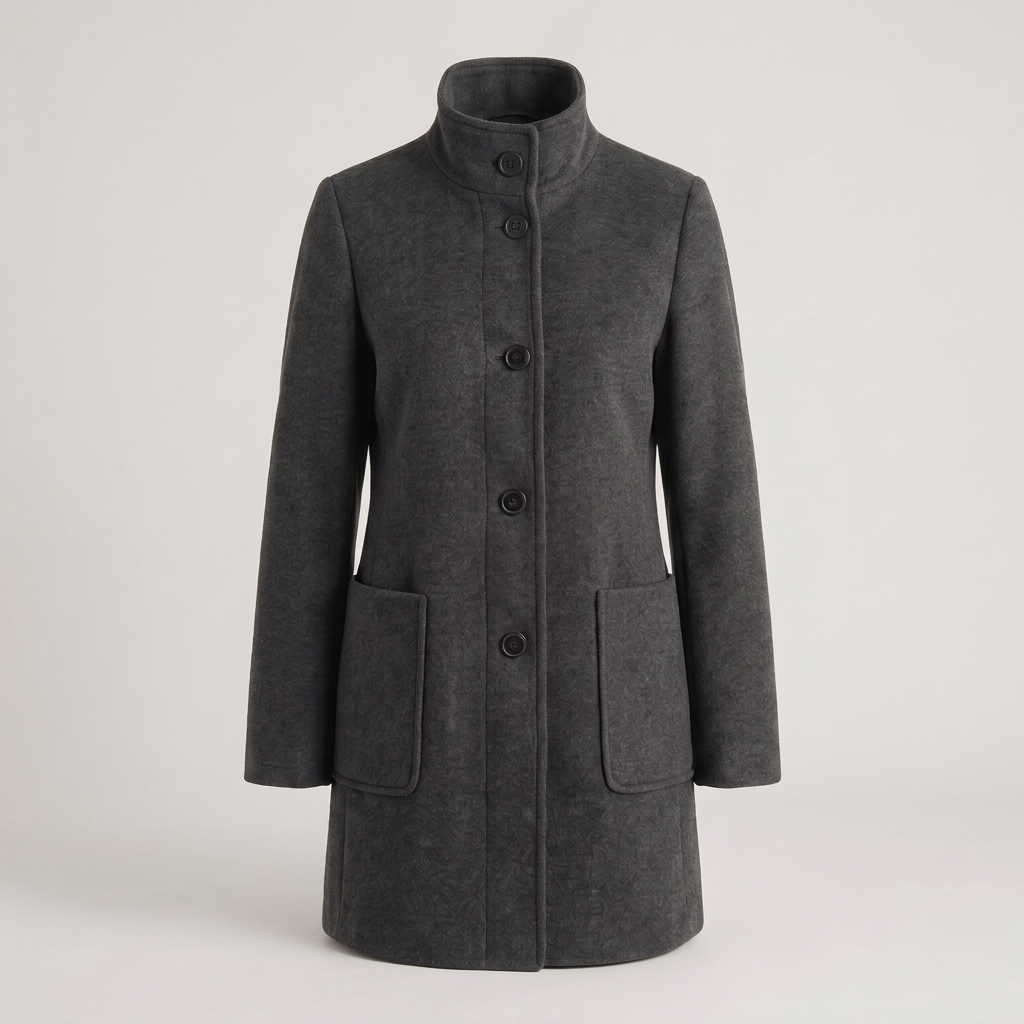 Polished Everyday Winter Coat - Black