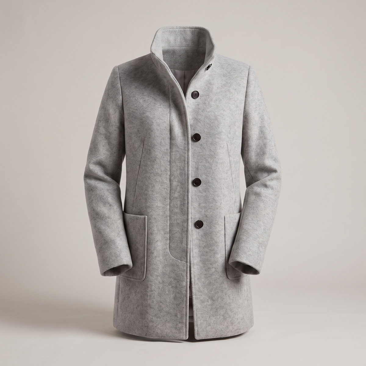 Polished Everyday Winter Coat - Grey