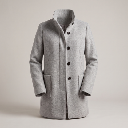 Polished Everyday Winter Coat - Grey