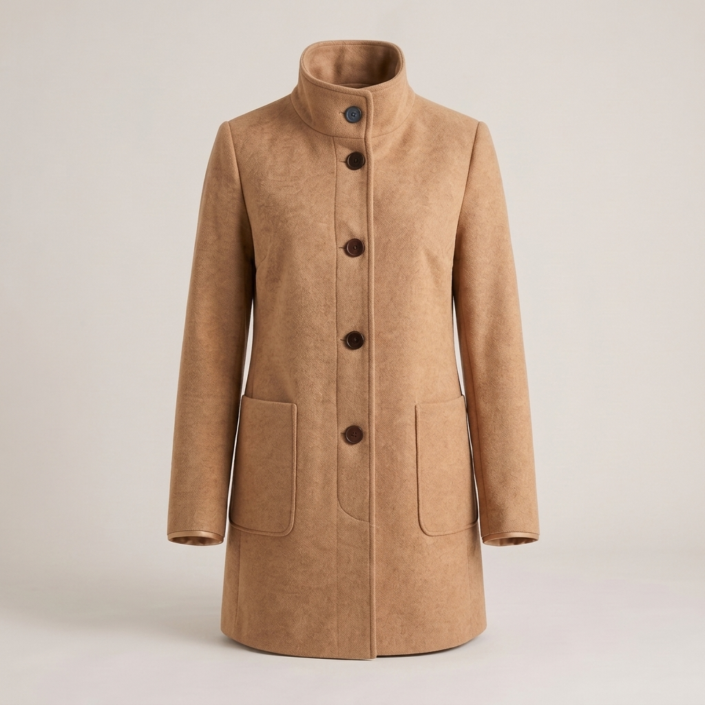 Polished Everyday Winter Coat - Khaki