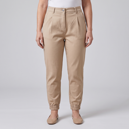 Polished Tapered Ankle Trousers