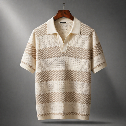 Portwell Everyday Knit Polo - Apricot