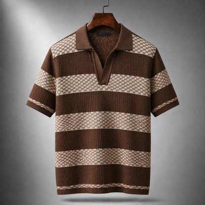Portwell Everyday Knit Polo - Brown