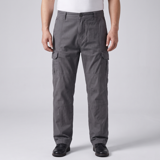 Premium Cotton Utility Trousers
