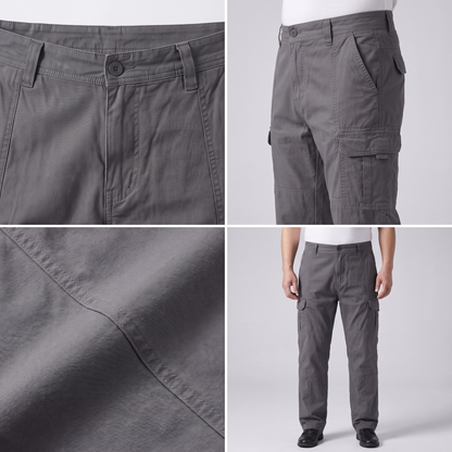 Premium Cotton Utility Trousers