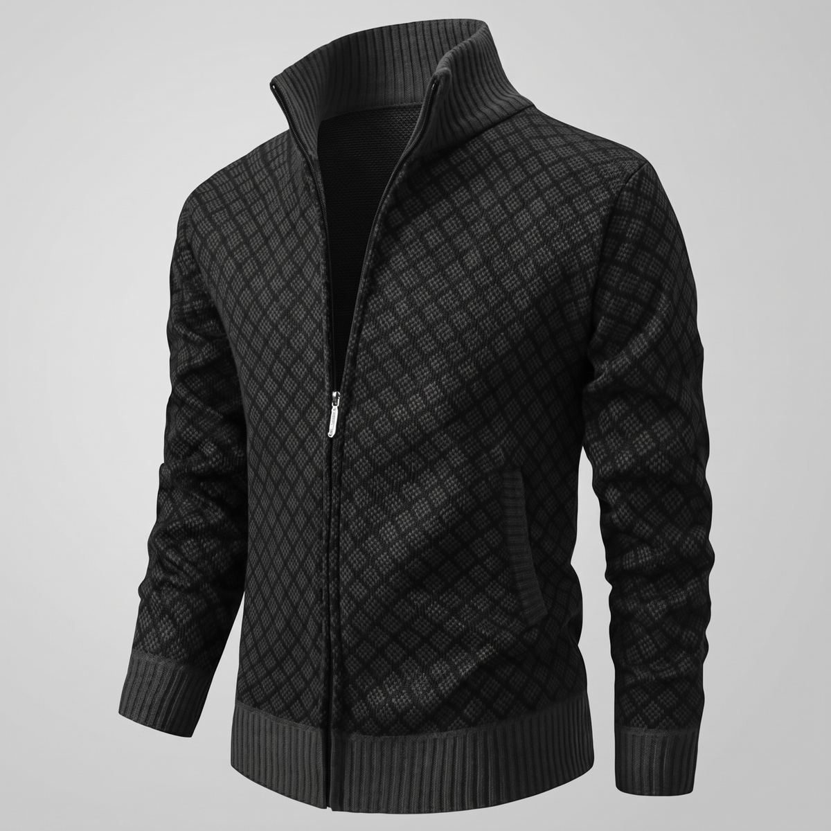 Preston Premium Cardigan - Black