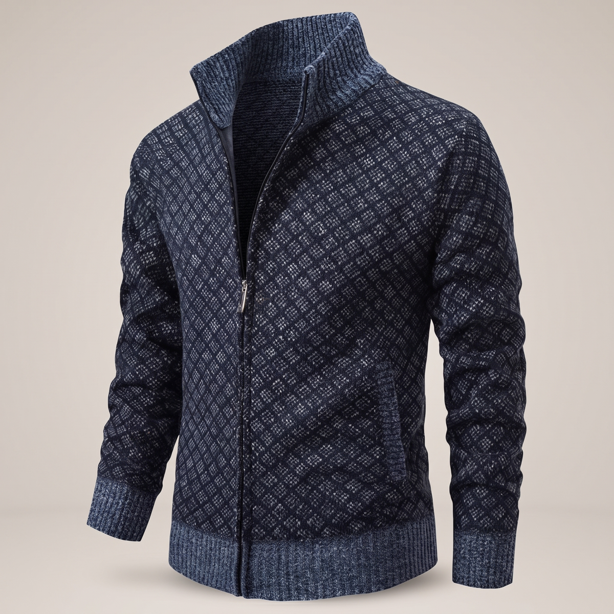 Preston Premium Cardigan - Blue