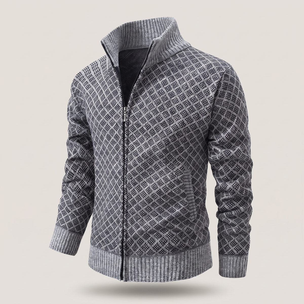 Preston Premium Cardigan - Grey