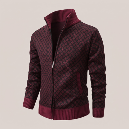 Preston Premium Cardigan - Red