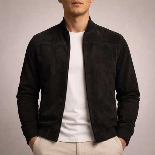 Radcliffe Classic Bomber Jacket - Black