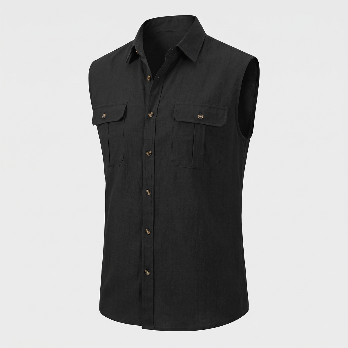 Rafferty Casual Utility Shirt - Black