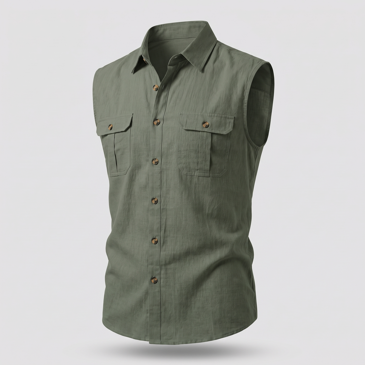 Rafferty Casual Utility Shirt - Green