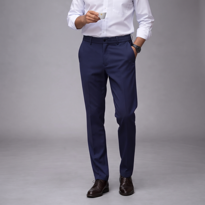 Ransford Lightweight Stretch Trousers - Navy
