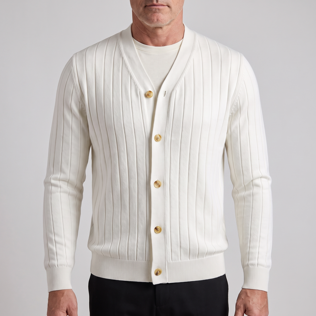Raphaelo Vinia Cardigan - Arctic White