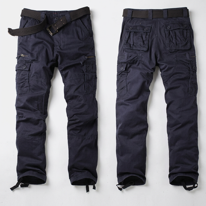 Ravenford Heavy-Duty Cargo Trousers - Dark Blue