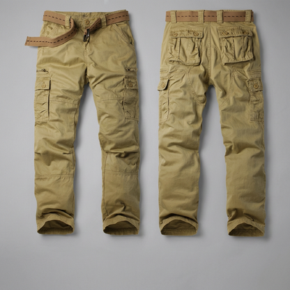 Ravenford Heavy-Duty Cargo Trousers - Khaki