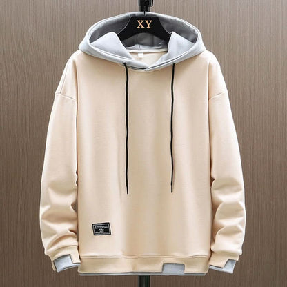 Ravon Two-Tone Hoodie - Beige