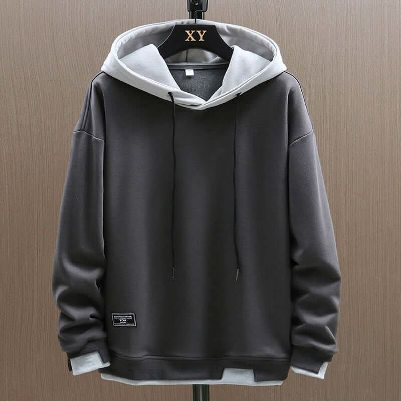 Ravon Two-Tone Hoodie - Grey