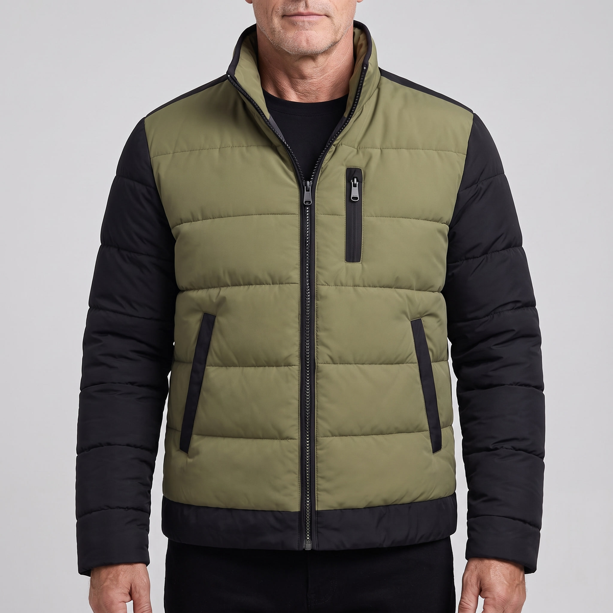 Refined Quilted Layer Jacket