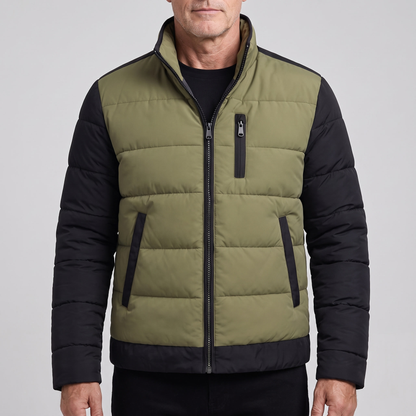 Refined Quilted Layer Jacket