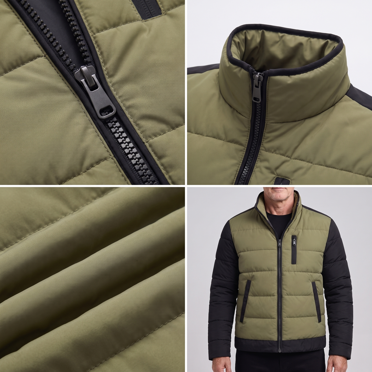 Refined Quilted Layer Jacket